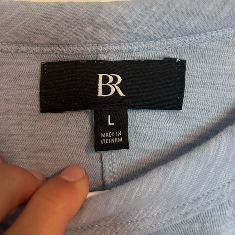 Banana Republic Soft Blue long sleeve Tshirt